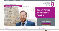 Desktop Screenshot of leonardgray.co.uk